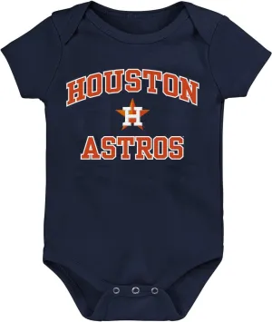 Outerstuff MLB Officially Licensed 0-24 Months City Headline Arch Logo Creeper Bodysuit Romper