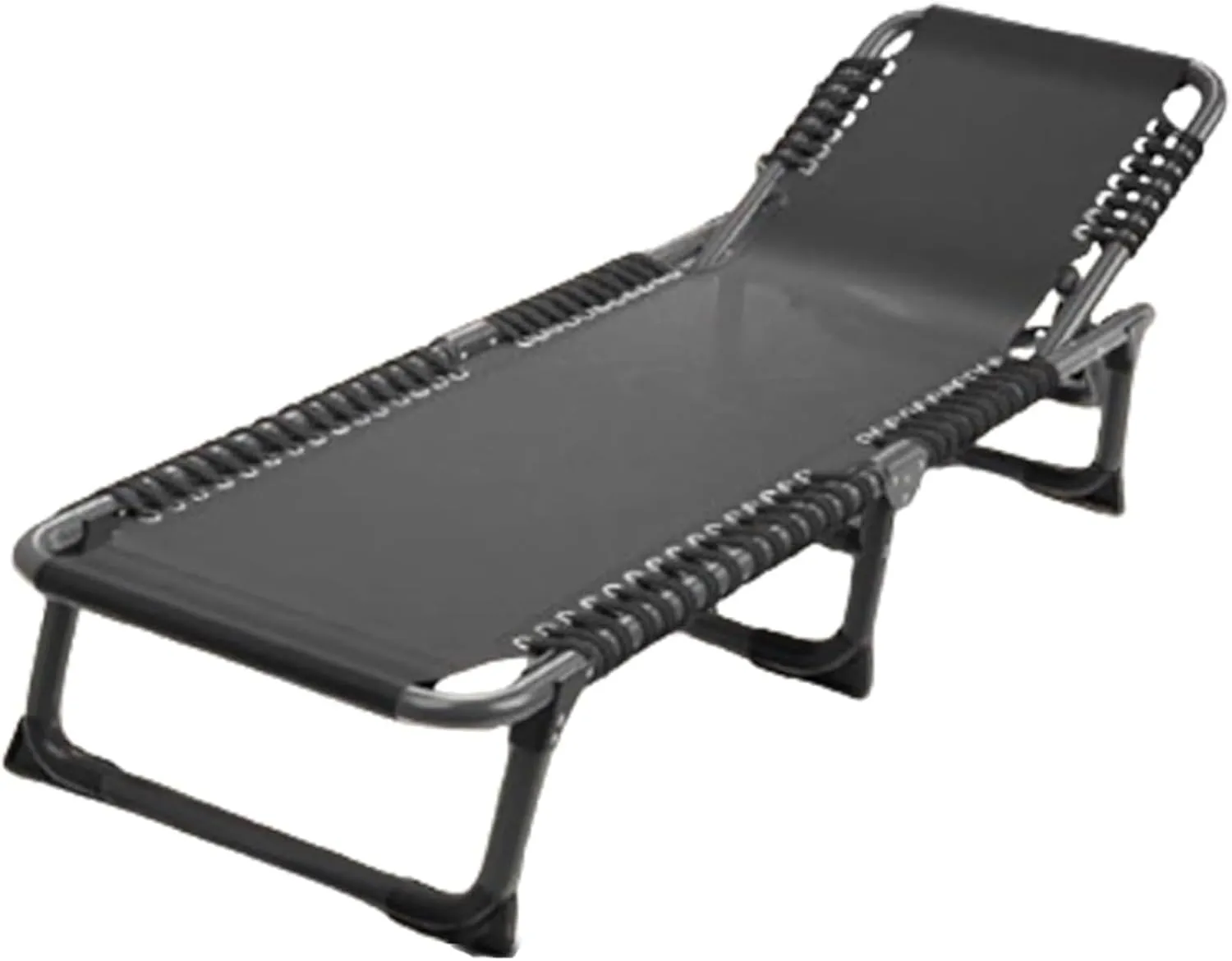 Oxford Cloth Camping Cot, Adjustable Backrest Single Portable Sleeping Cot for Adults, Folding Bed Heavy Duty Supports 200KG