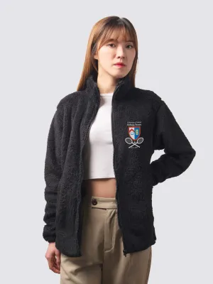 Oxford Kellogg College Tennis Club Unisex Sherpa Fleece Zipped Jacket