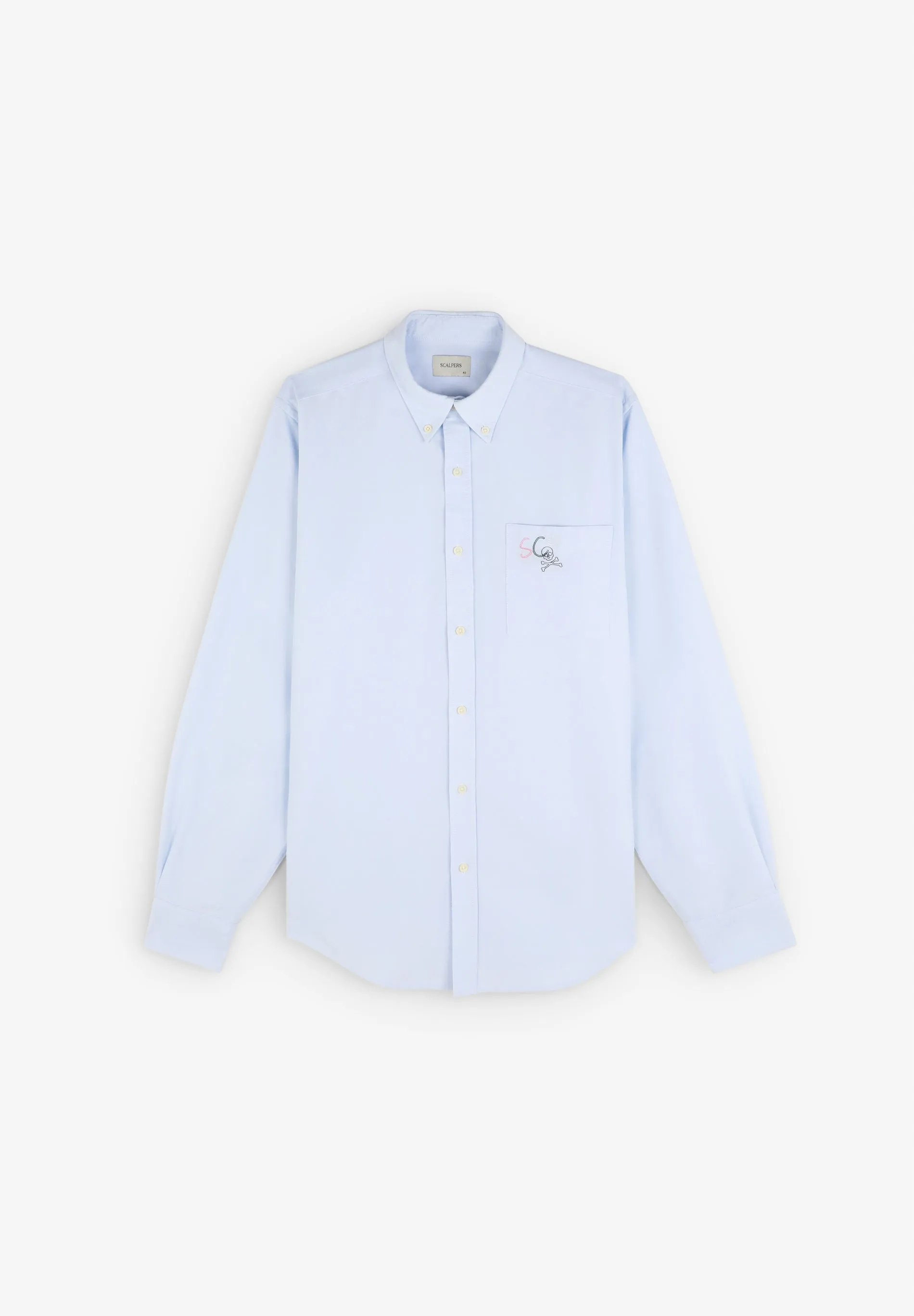 OXFORD SHIRT WITH EMBROIDERED POCKET