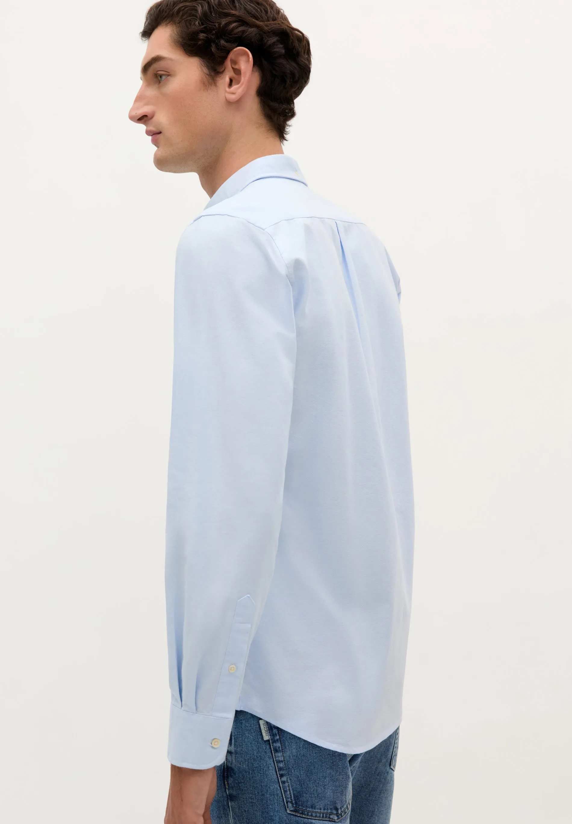 OXFORD SHIRT WITH EMBROIDERED POCKET
