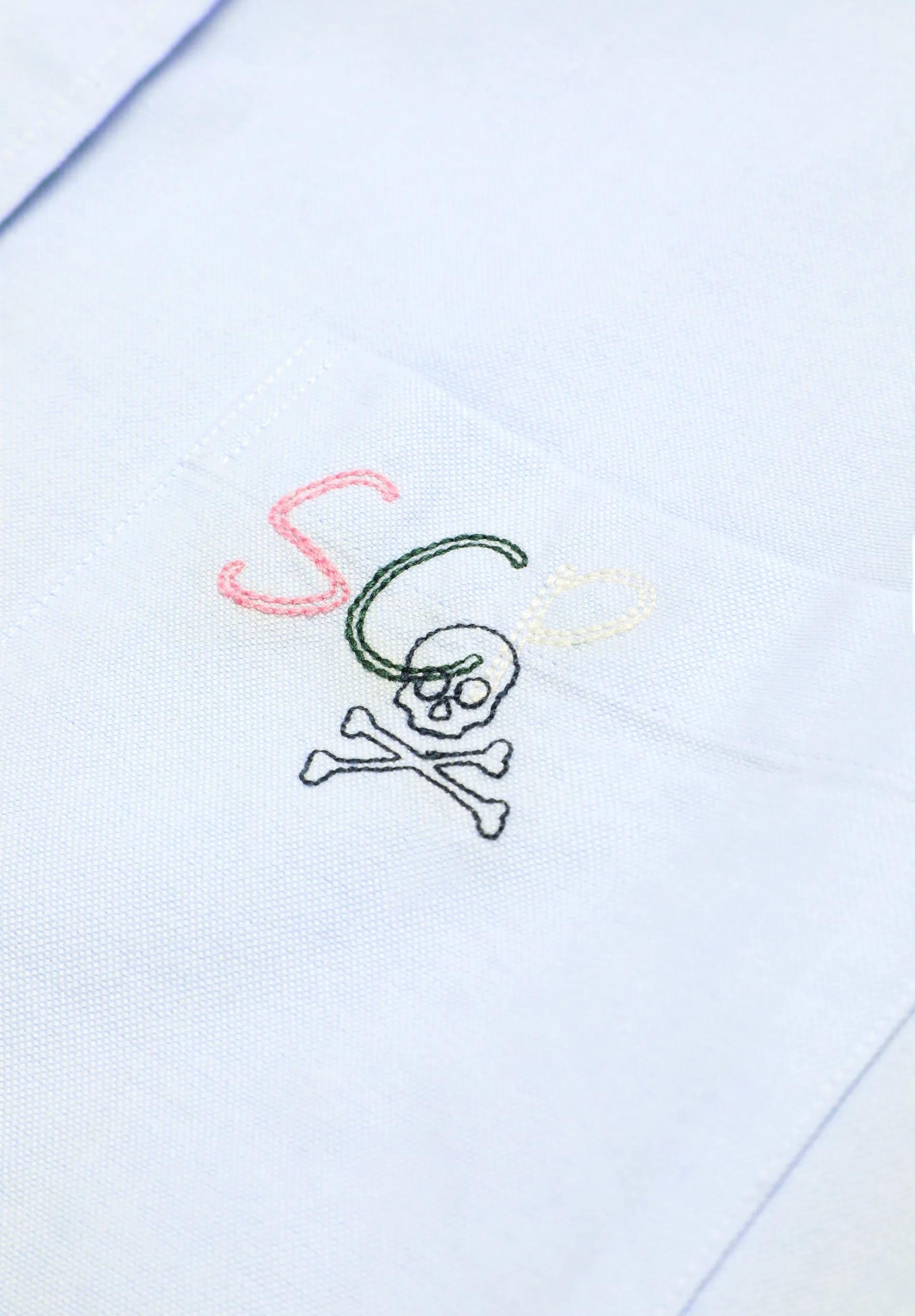 OXFORD SHIRT WITH EMBROIDERED POCKET