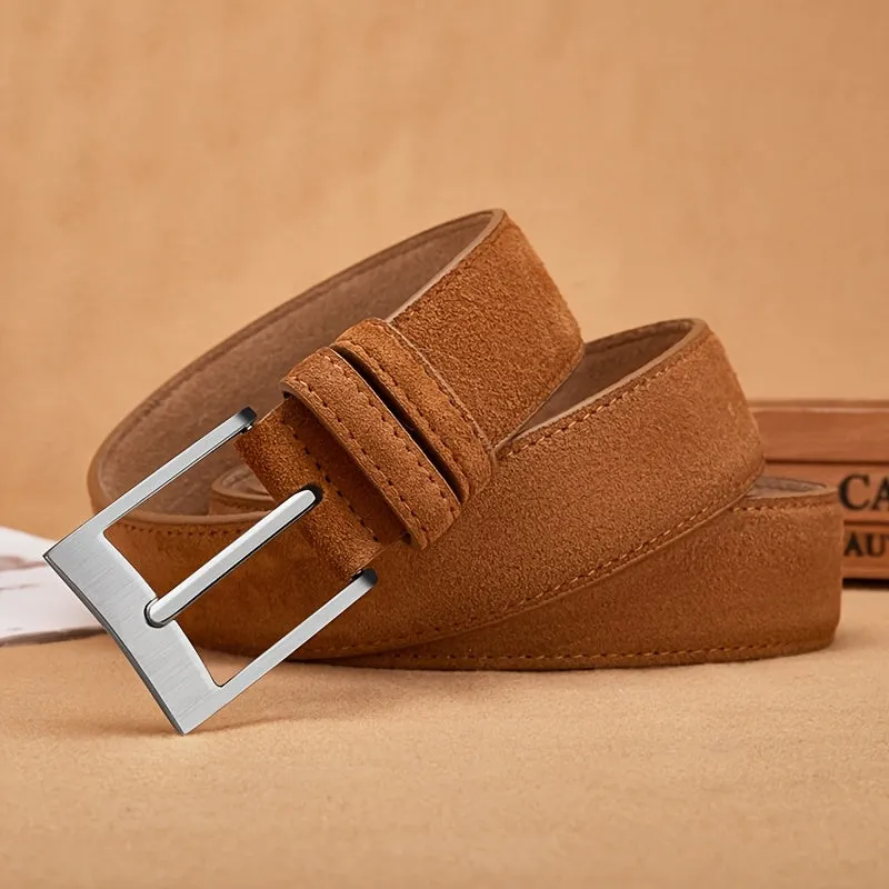 Oyifan Soft Fleece Oxford Fabric Belt Vintage Style Men's Dress and Jeans Belt