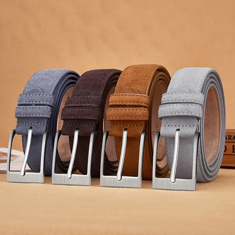 Oyifan Soft Fleece Oxford Fabric Belt Vintage Style Men's Dress and Jeans Belt
