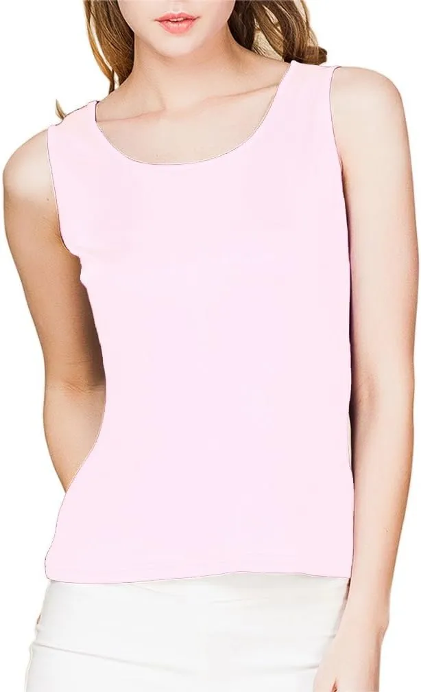 Paradise Silk 100% Silk Knit Women's Sleeveless Tank Top