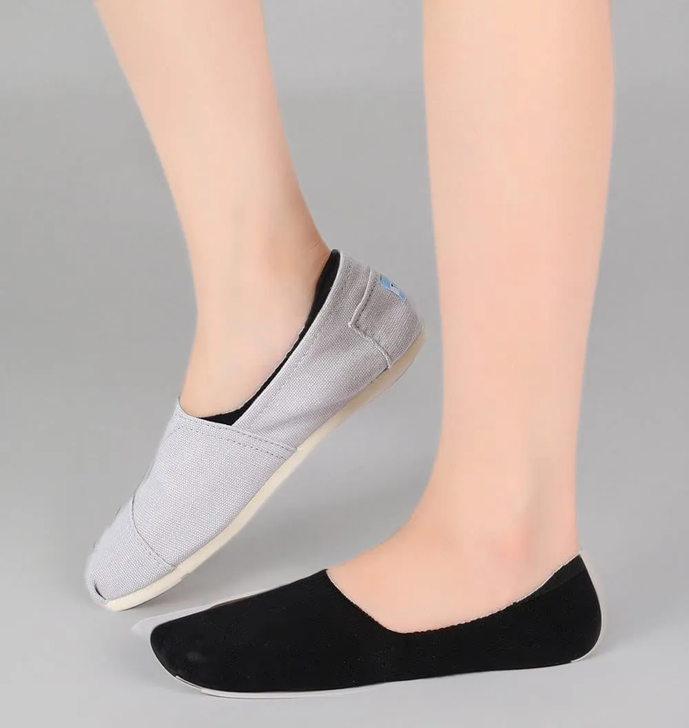 Pareberry Women's Thick Cushion Cotton Athletics Casual Low Cut Flat Non-Slip Boat Liner No Show Socks-5/10 Pack