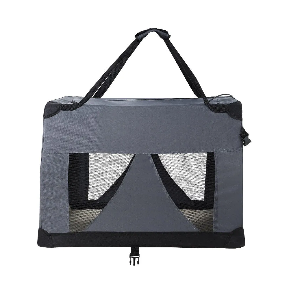 Pet Carrier Soft Crate Dog Cat Travel 60X42Cm Foldable Car M
