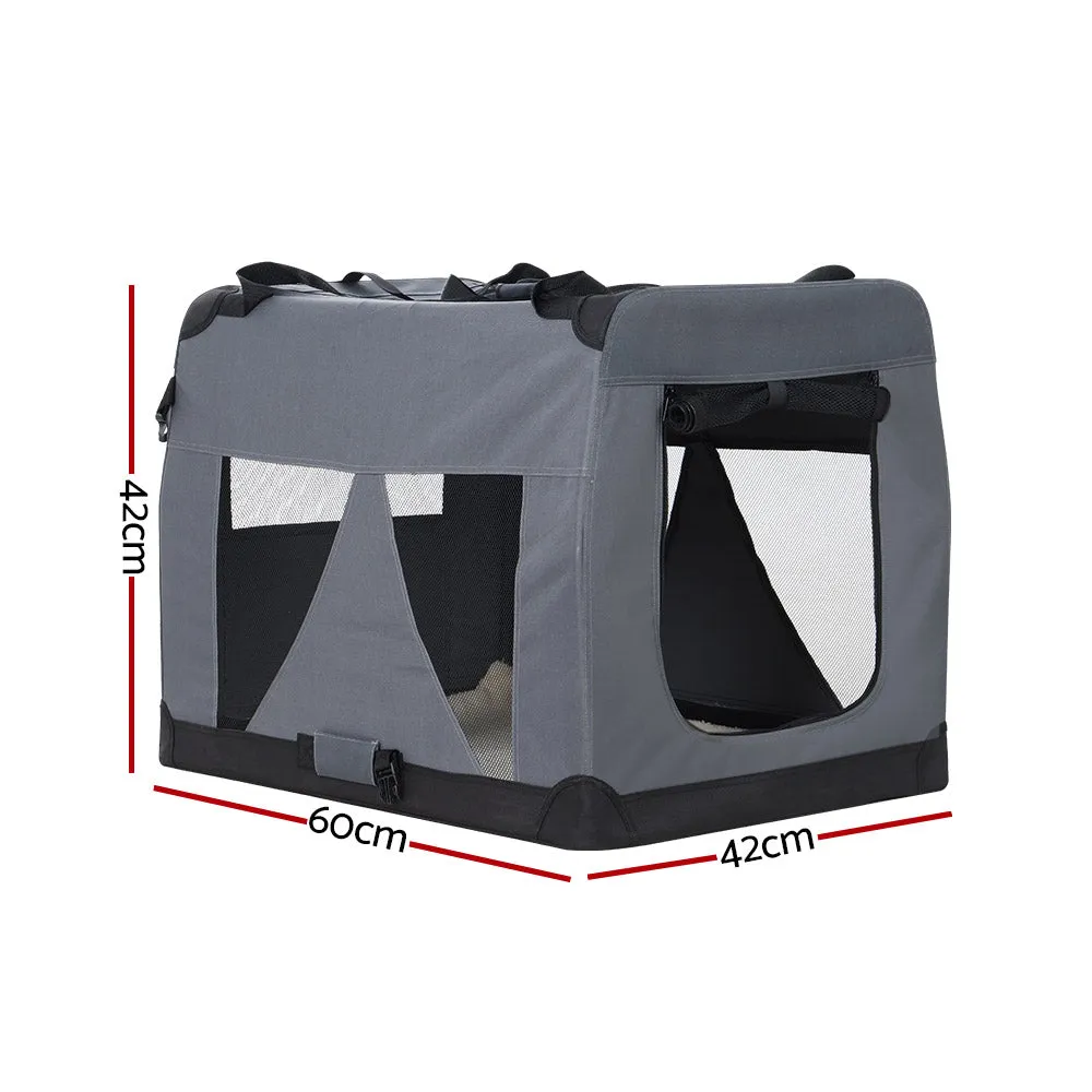 Pet Carrier Soft Crate Dog Cat Travel 60X42Cm Foldable Car M