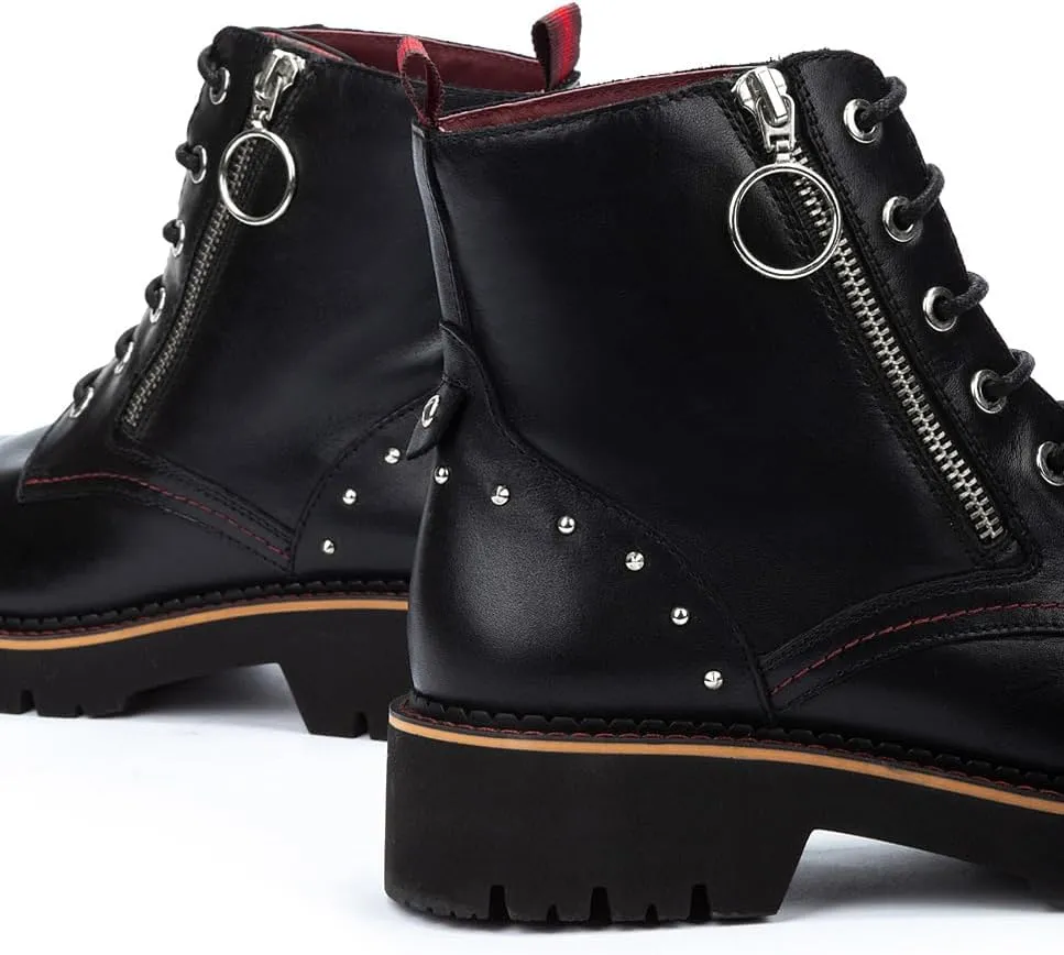 PIKOLINOS Flat Ankle Boots Leather Vicar for Woman
