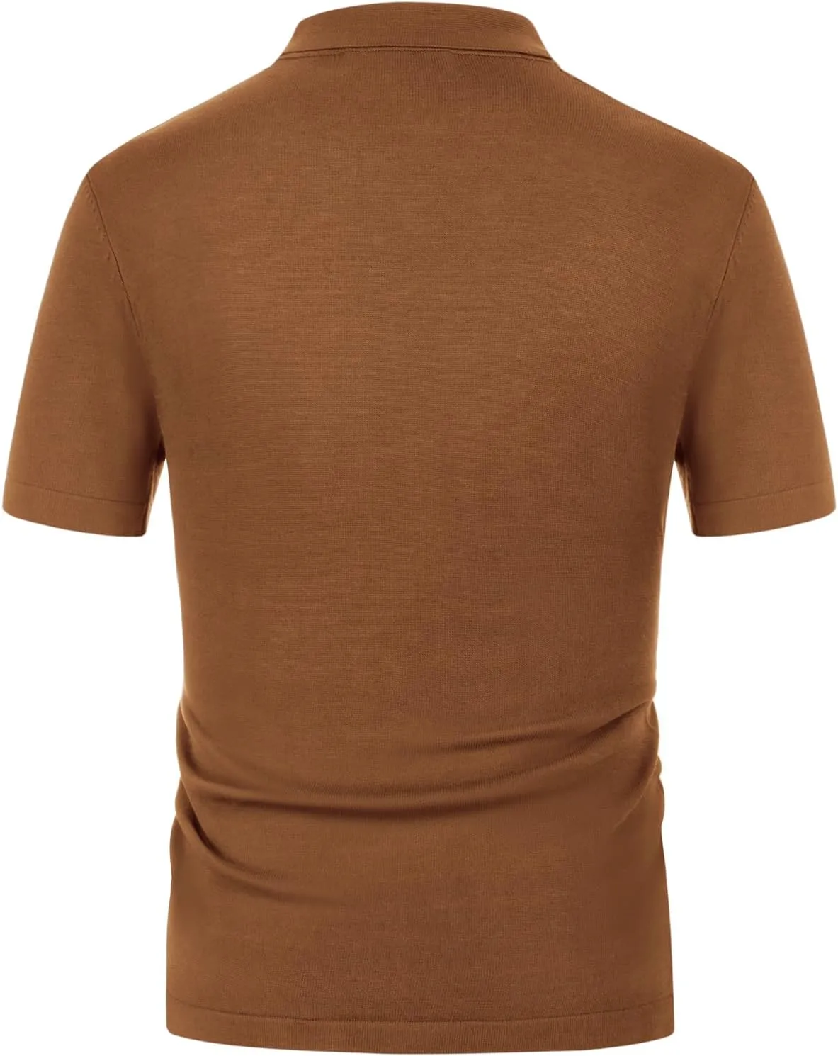 PJ PAUL JONES Men's Contrast 70s Vintage Polo Shirts Short Sleeve Knitwear