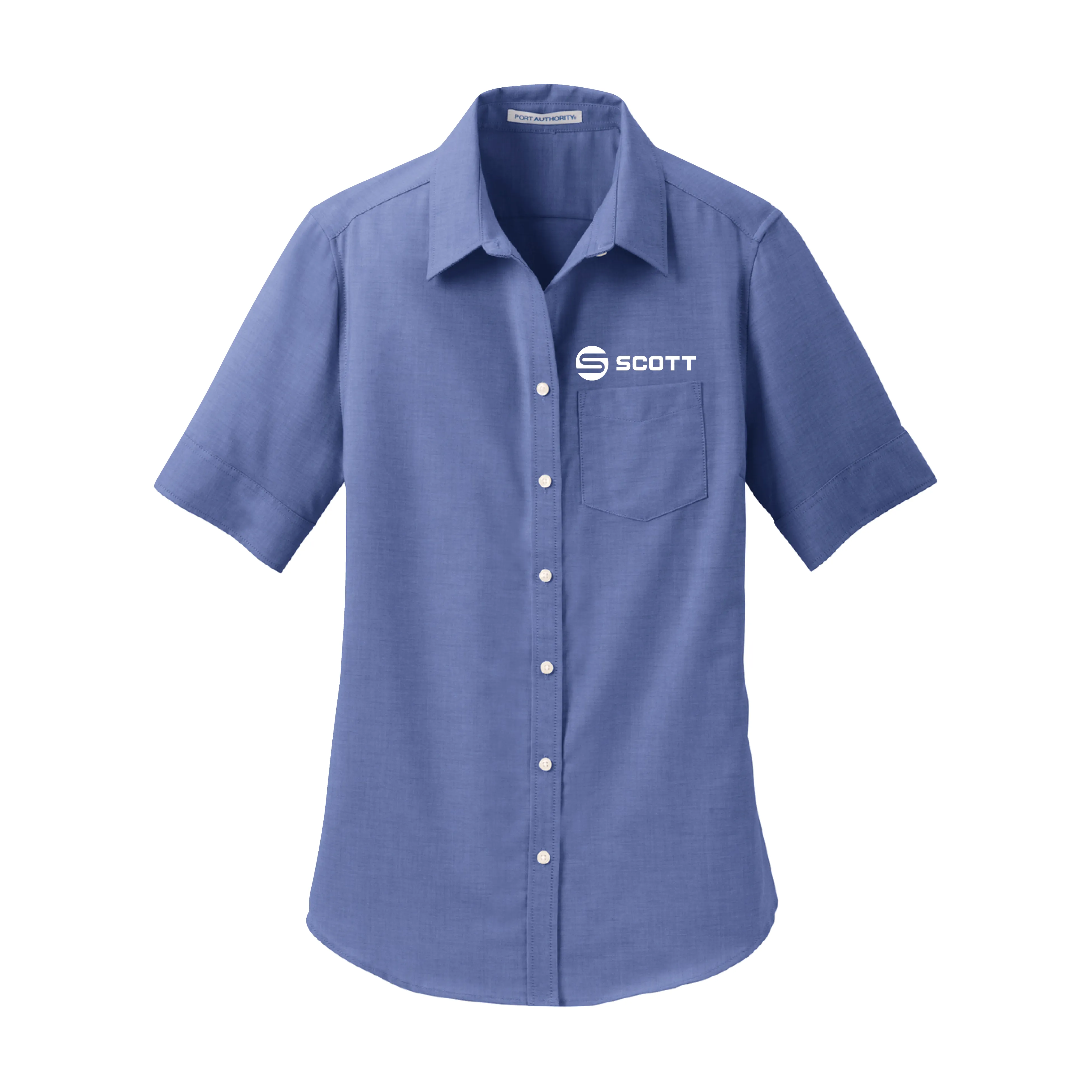 Port Authority® Ladies Short Sleeve SuperPro™ Oxford Shirt