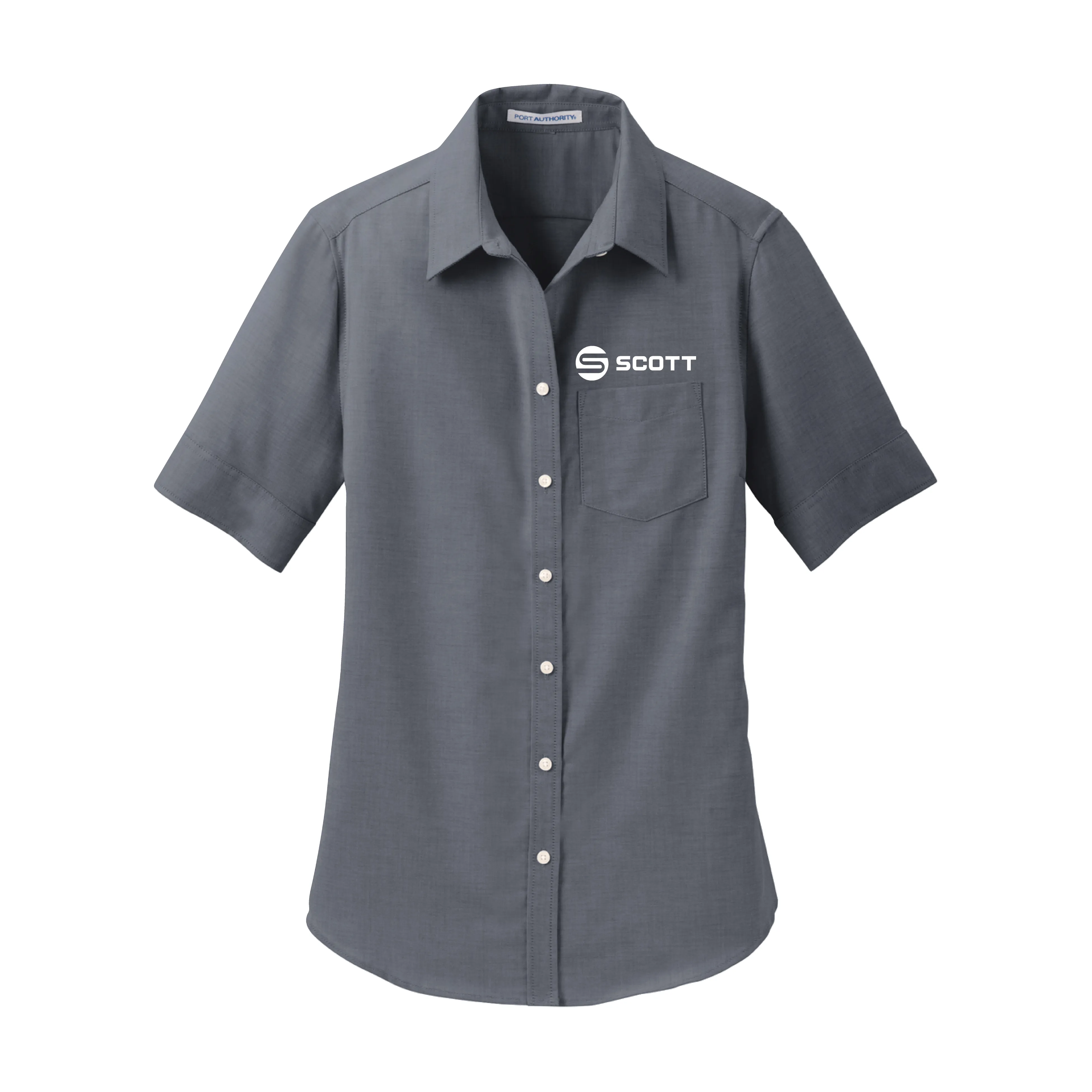 Port Authority® Ladies Short Sleeve SuperPro™ Oxford Shirt