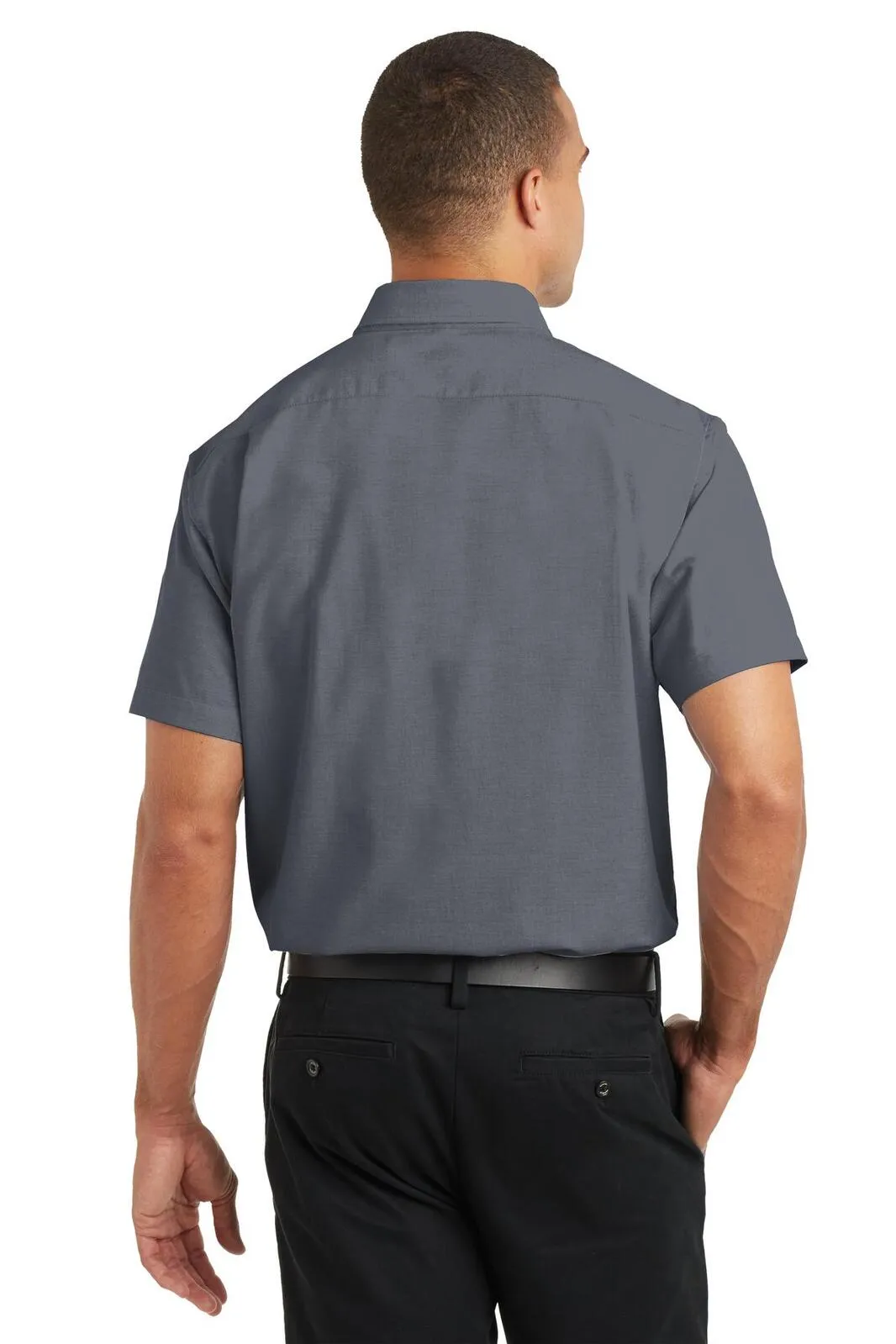 Port Authority Short Sleeve SuperPro Oxford Shirt. S659