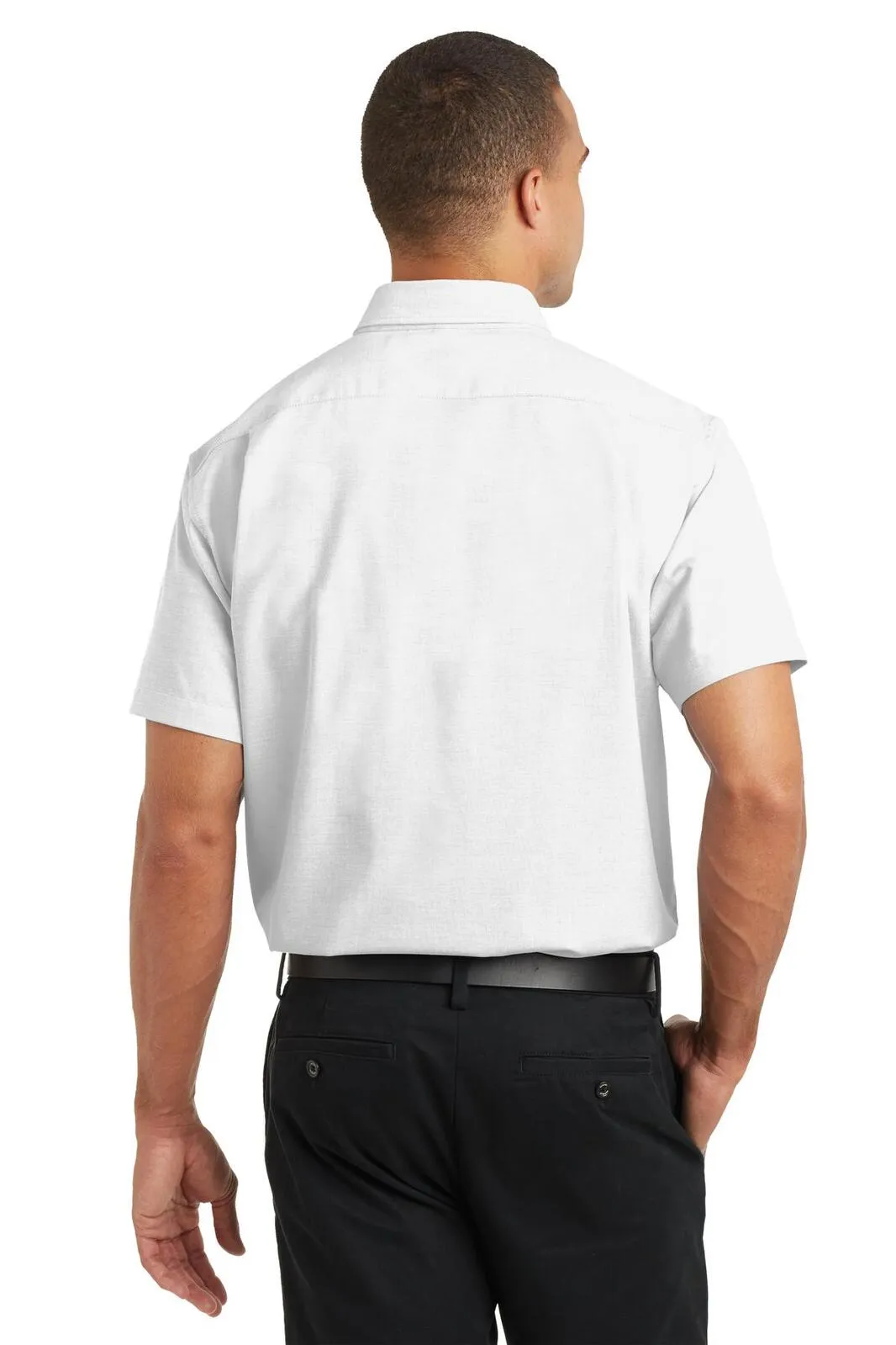 Port Authority Short Sleeve SuperPro Oxford Shirt. S659