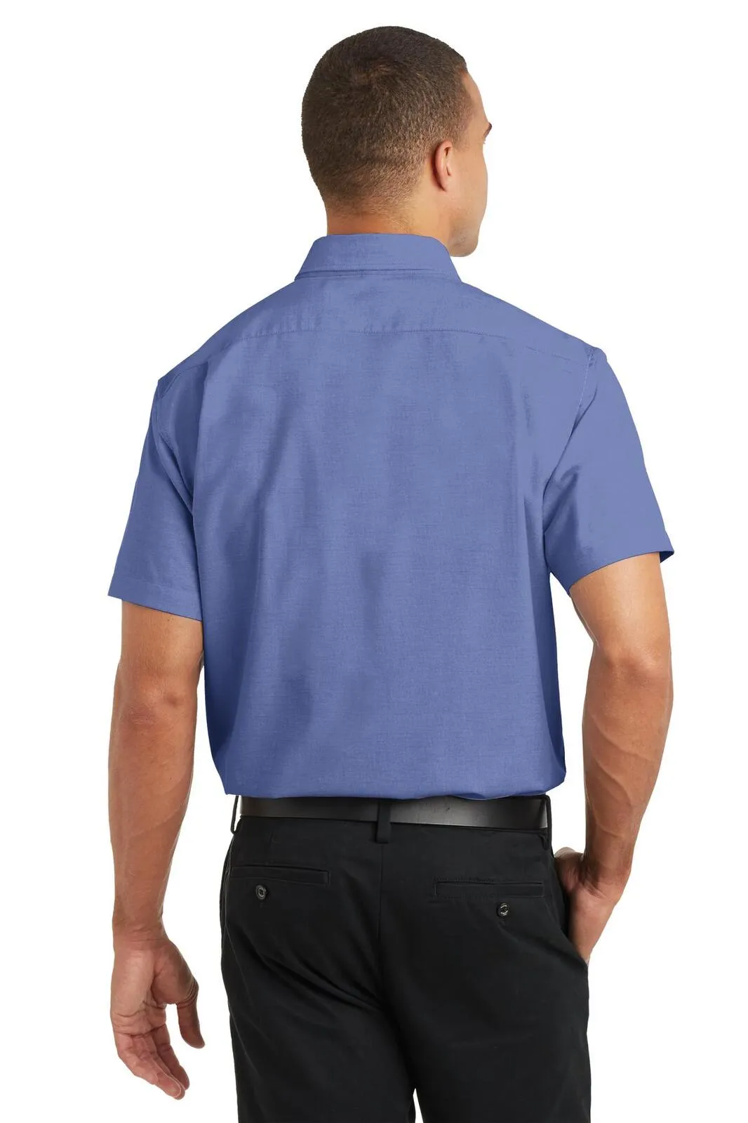 Port Authority Short Sleeve SuperPro Oxford Shirt. S659
