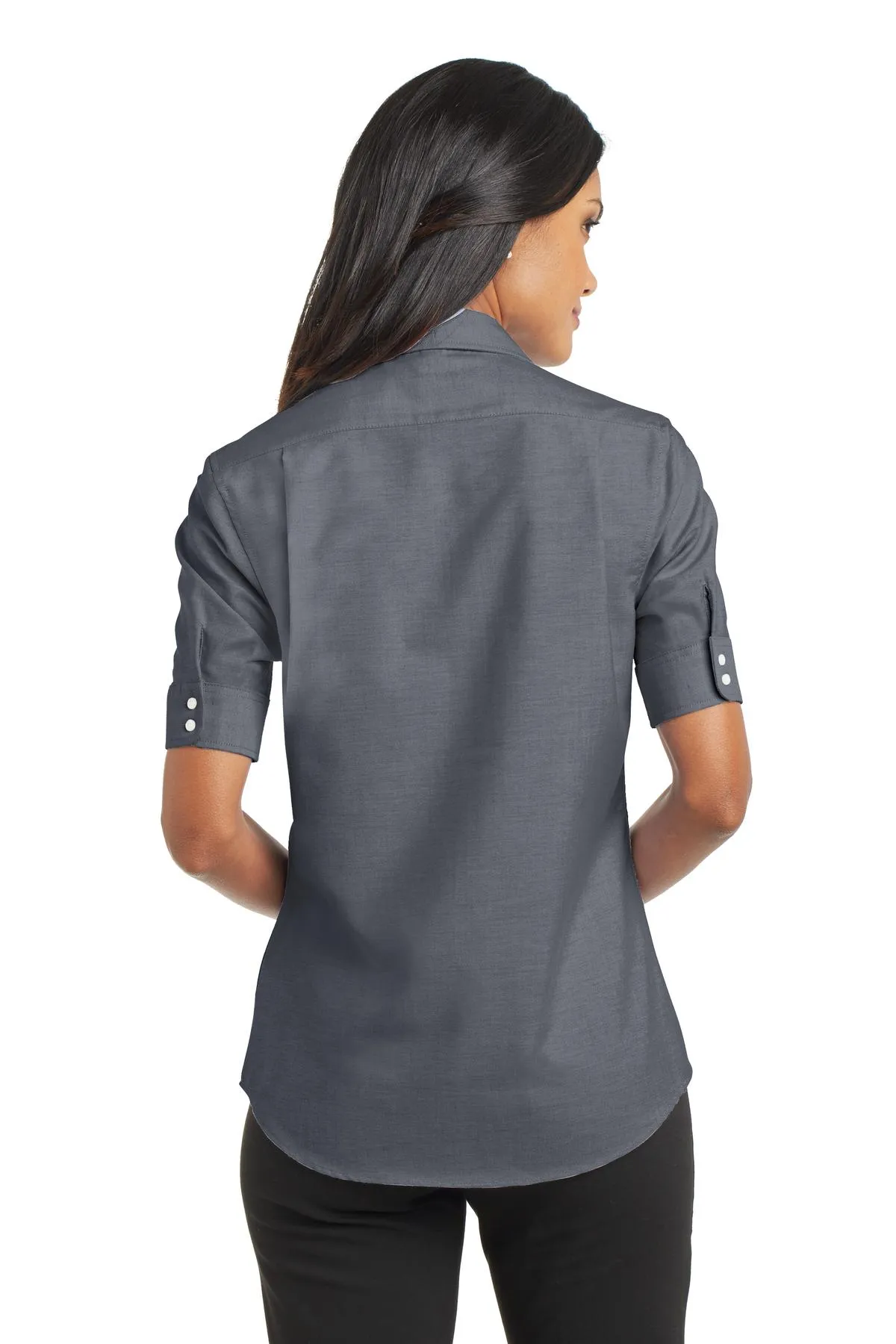 Port Authority® Women's Short Sleeve SuperPro Oxford Shirt
