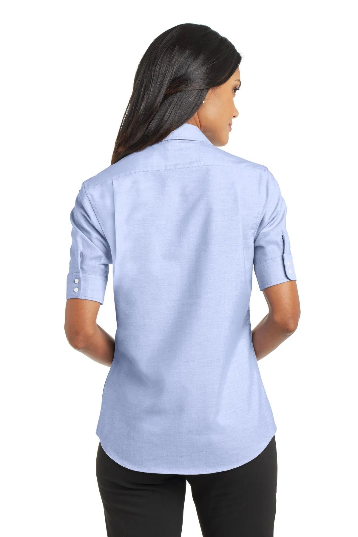 Port Authority® Women's Short Sleeve SuperPro Oxford Shirt