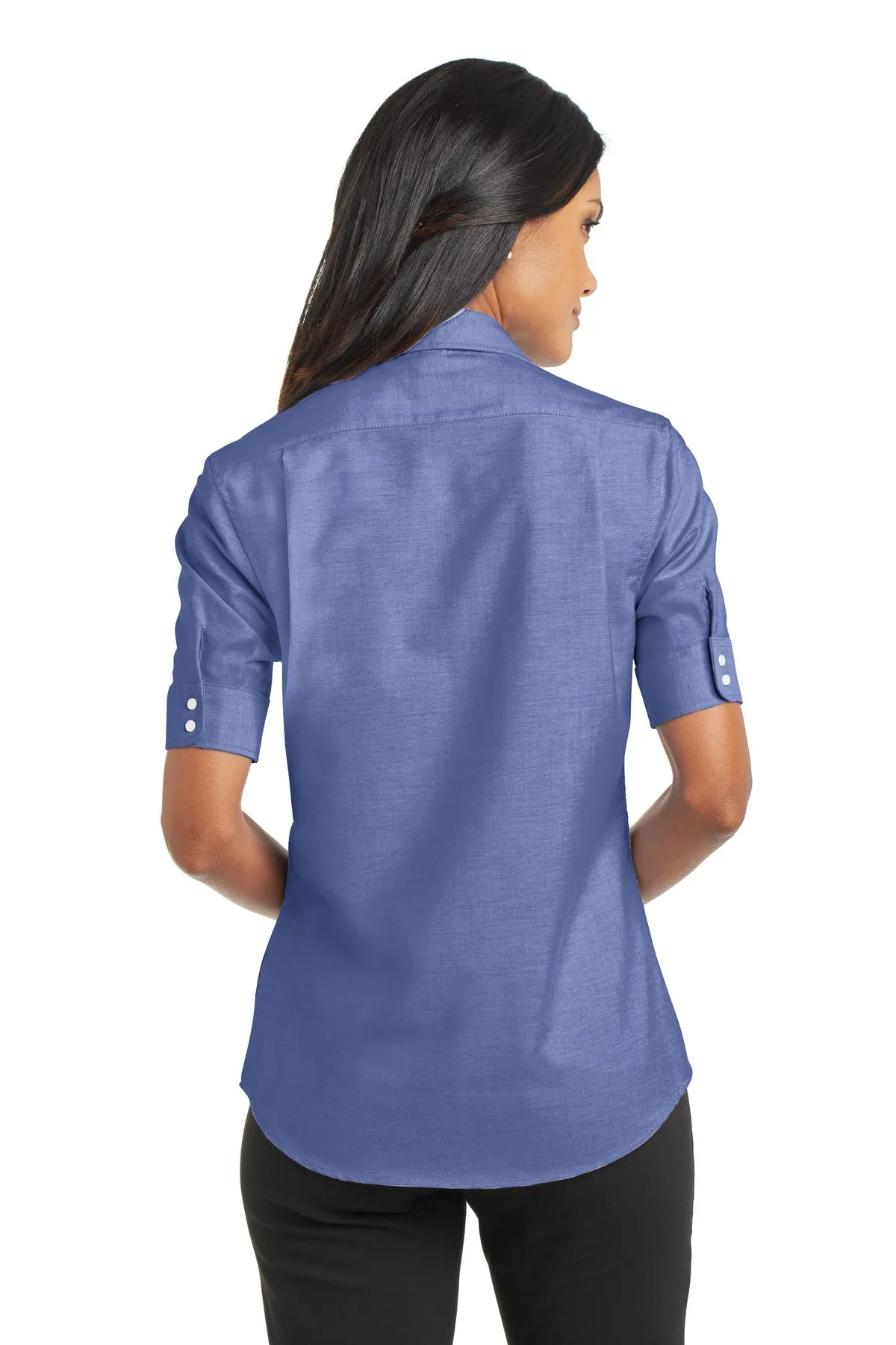 Port Authority® Women's Short Sleeve SuperPro Oxford Shirt