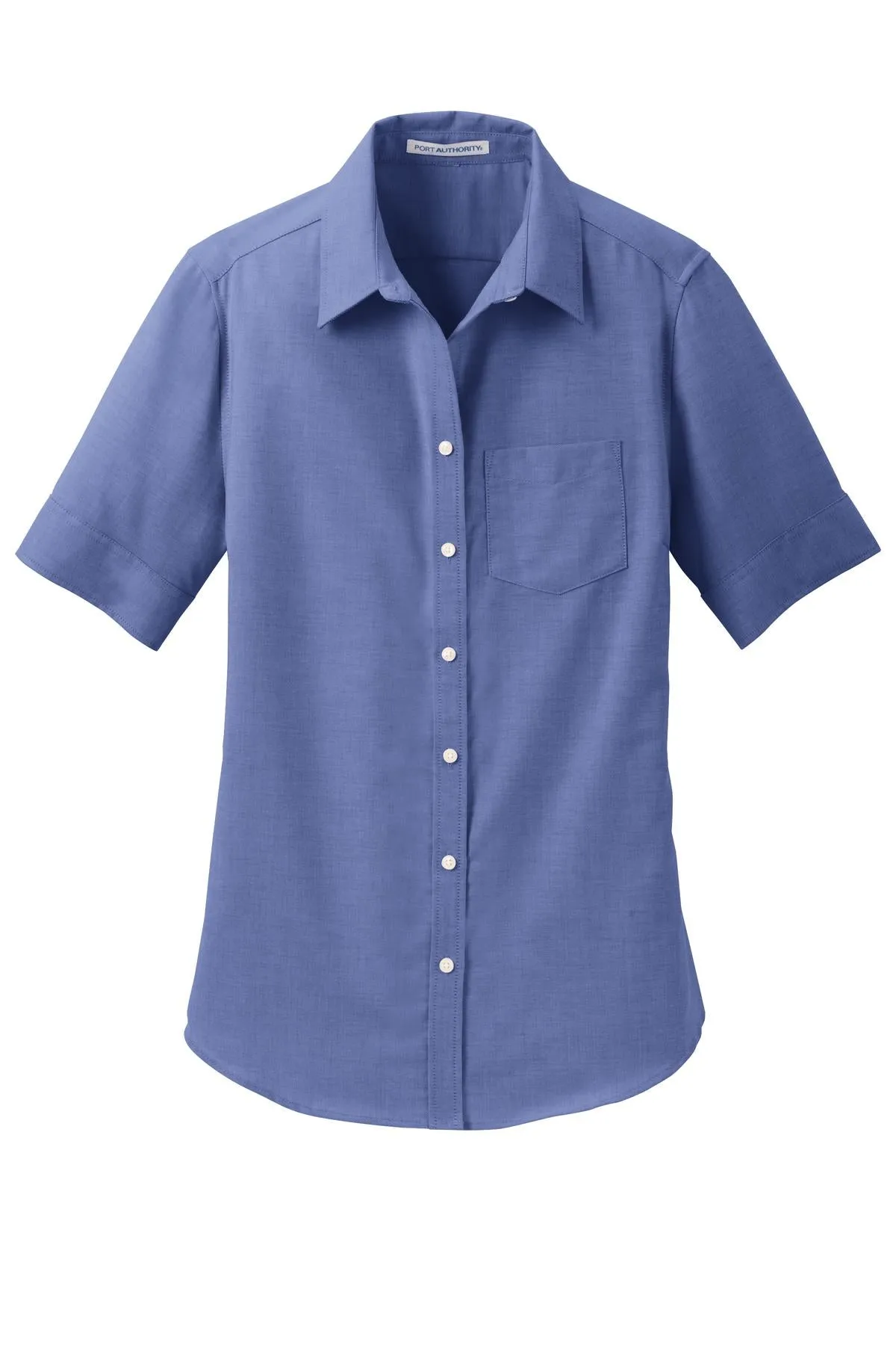 Port Authority® Women's Short Sleeve SuperPro Oxford Shirt