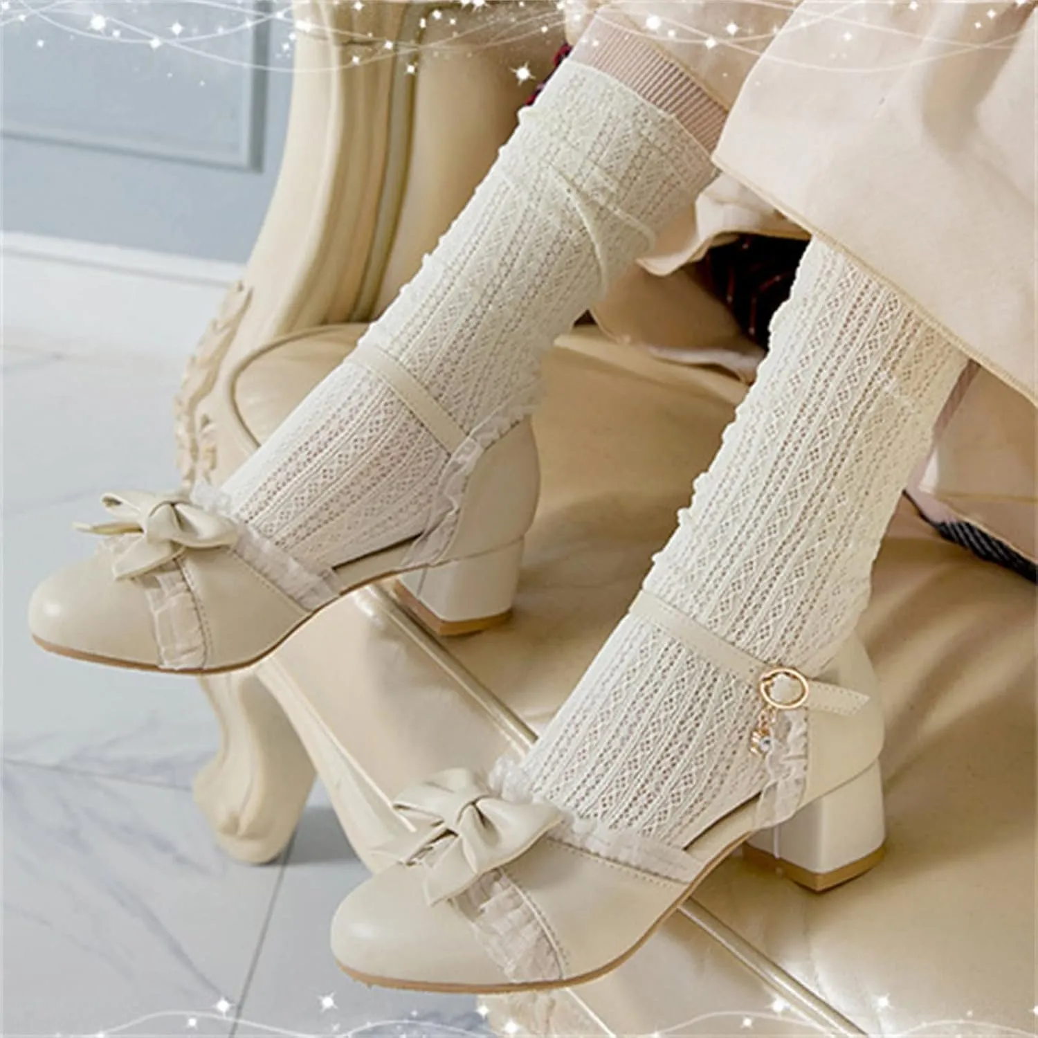 Princess Costumes Shoes, Cosplay Birthday Party Dress Up Sandals for Girls, Toddler or Kids Wedding Sandals