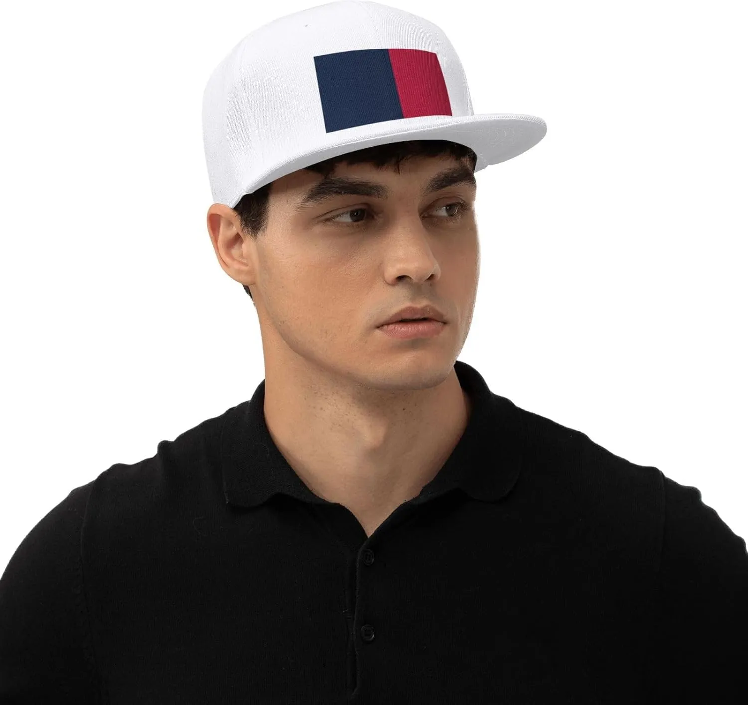 Proposed Flag for Saint Paris, Ohio Snapback Hat Adjustable Flat Bill Brim Baseball Cap for Men Women Hats