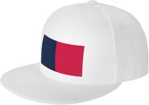 Proposed Flag for Saint Paris, Ohio Snapback Hat Adjustable Flat Bill Brim Baseball Cap for Men Women Hats