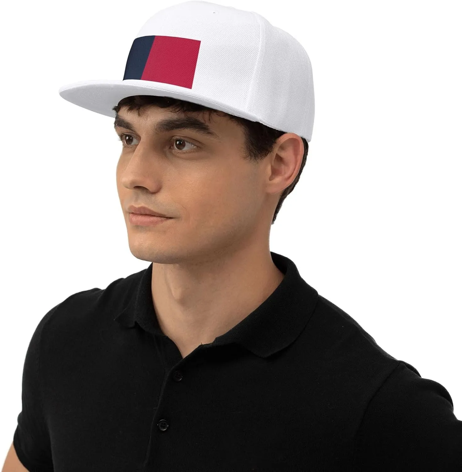 Proposed Flag for Saint Paris, Ohio Snapback Hat Adjustable Flat Bill Brim Baseball Cap for Men Women Hats
