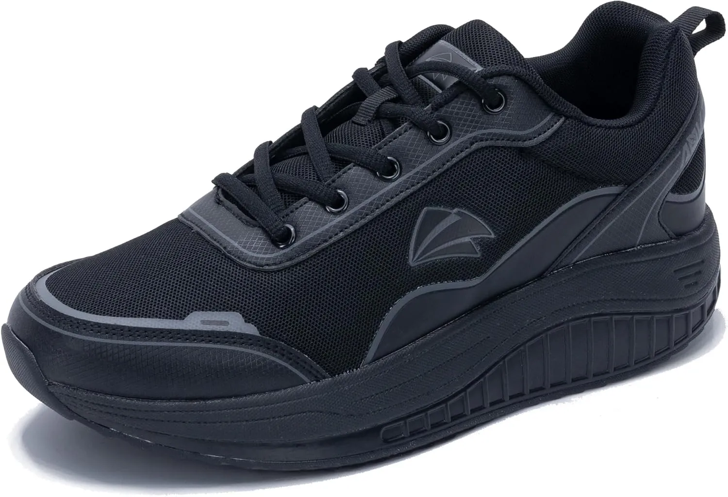 QAUPPE Men's Shoes Walking Arch Support Orthotic Sneakers Plantar Fasciitis Wide Tennis Shoes for Heel and Foot Pain Relief