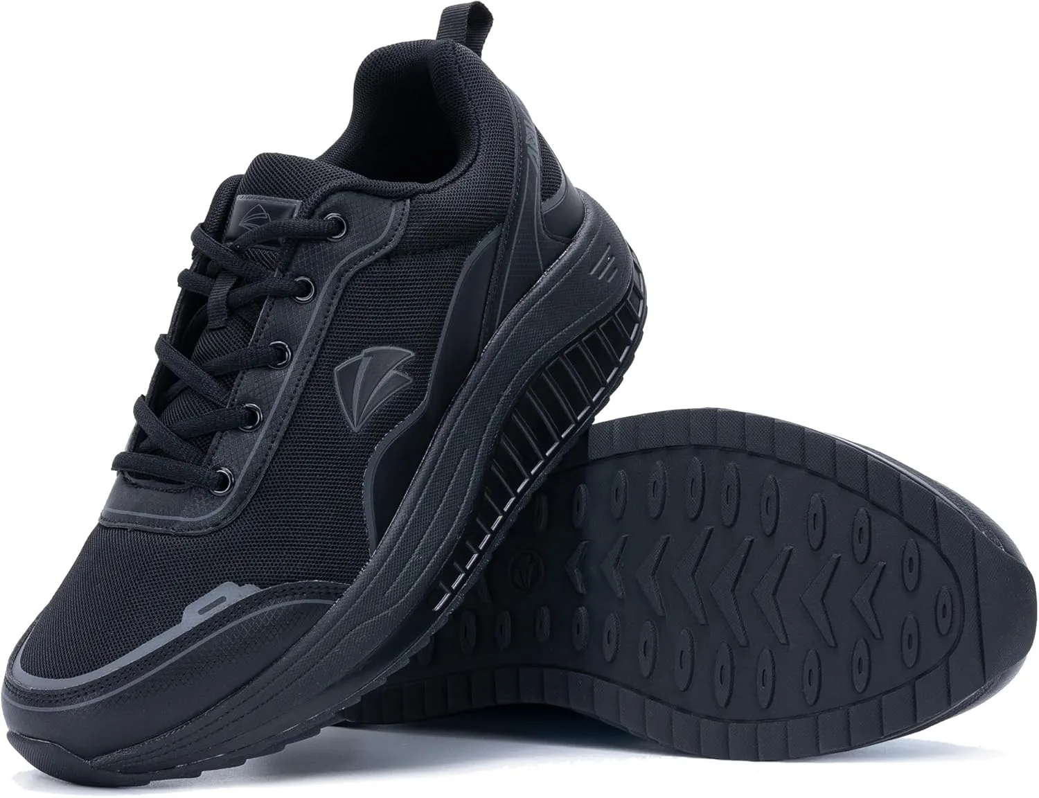 QAUPPE Men's Shoes Walking Arch Support Orthotic Sneakers Plantar Fasciitis Wide Tennis Shoes for Heel and Foot Pain Relief