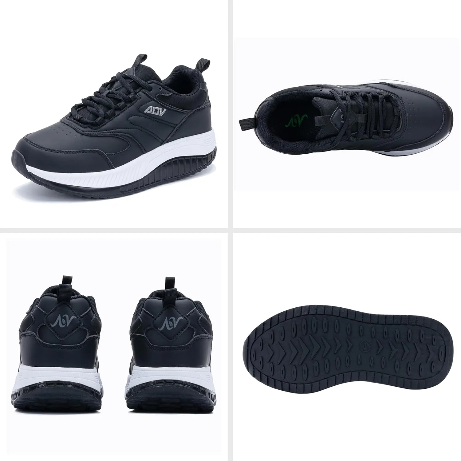 QAUPPE Womens Walking Shoes with Arch Support Wide Plantar Fasciitis Sneakers Tennis for Foot Pain Relief