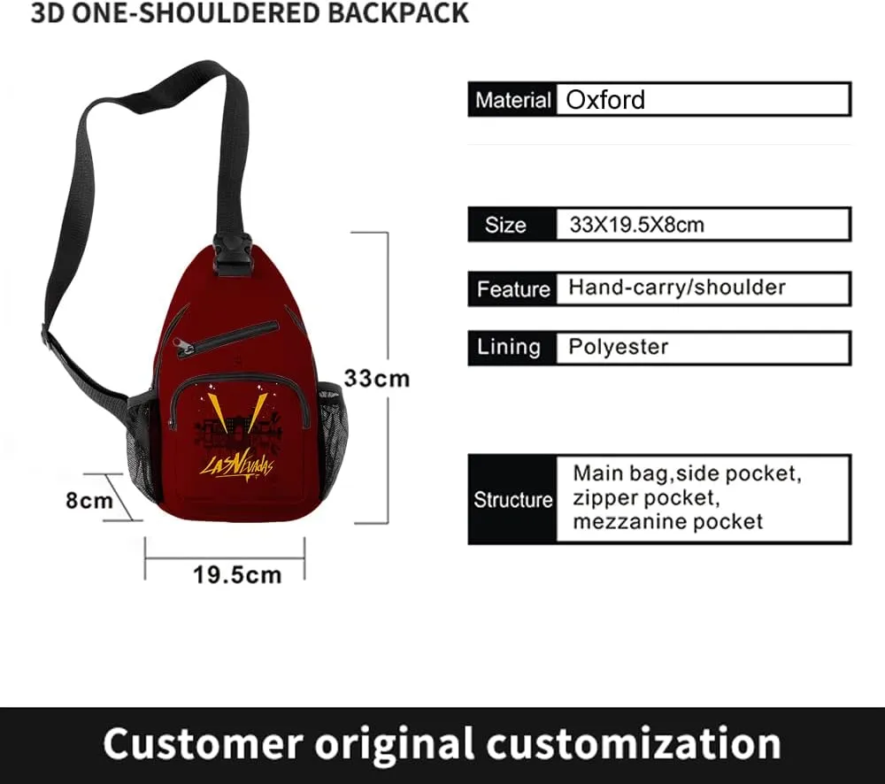 Quackity Merch The End Of Las Nevadas Backpack Oxford Bag Casual Three Piece Backpack (Suit2)