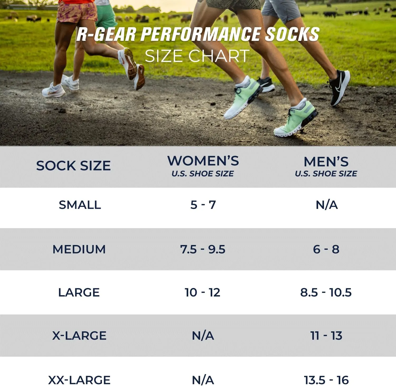 R-Gear Drymax Crew Running Socks For Men and Women, Light Cushion | Breathable, Moisture Control & Anti Blister | 3 Pack