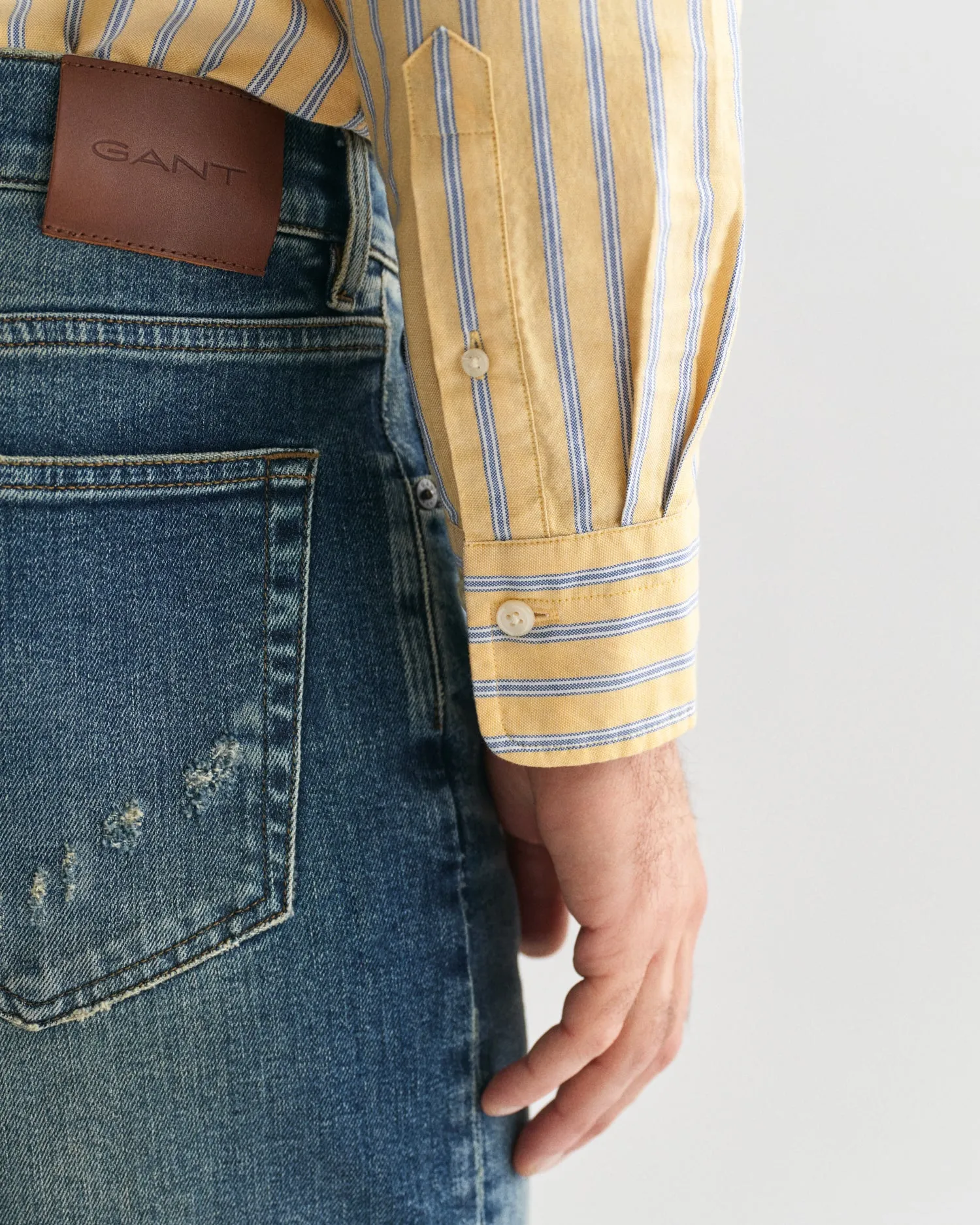 Regular Fit Striped Archive Oxford Shirt