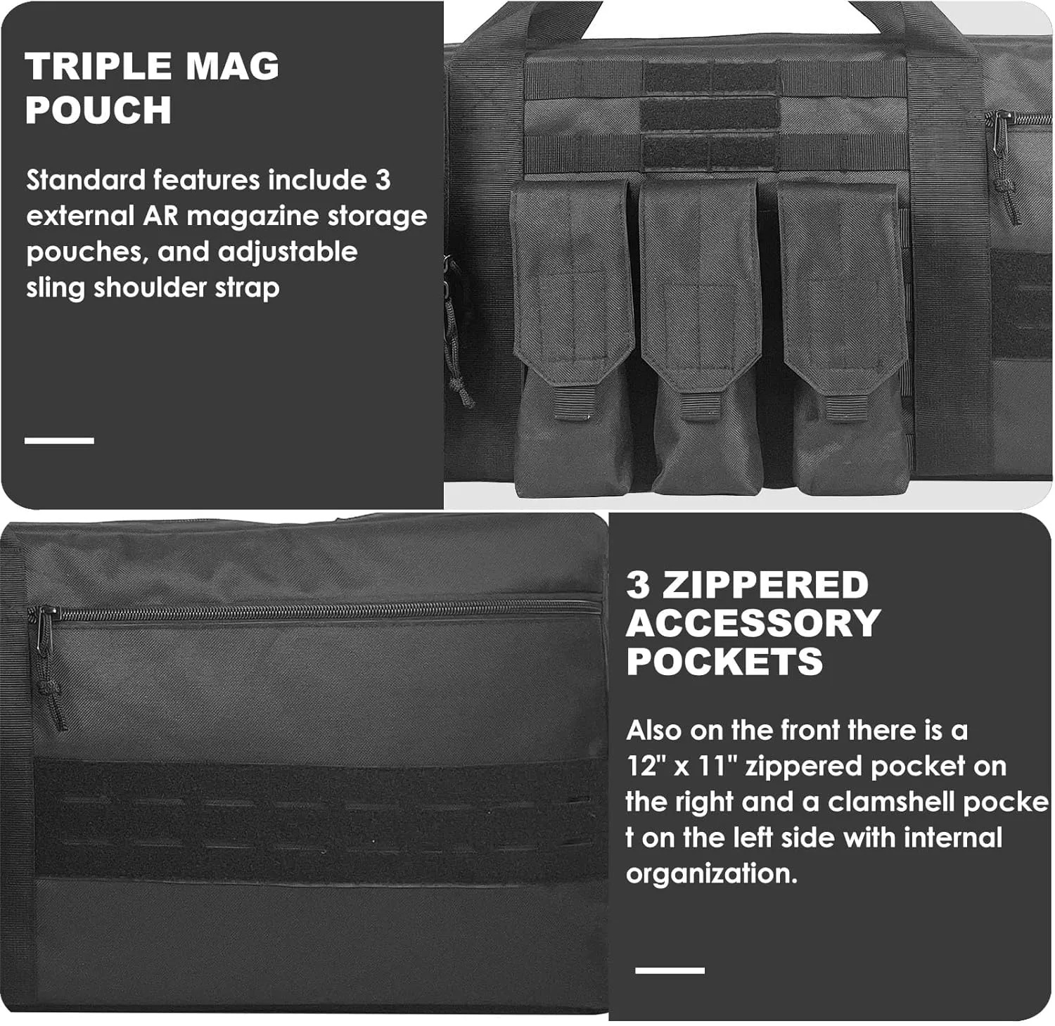 Rifle Case Soft Gun Bag Long Shotgun Cases for Pistol Firearm Storage and Transport Tactical Rifle Bag for Hunting Shooting Range
