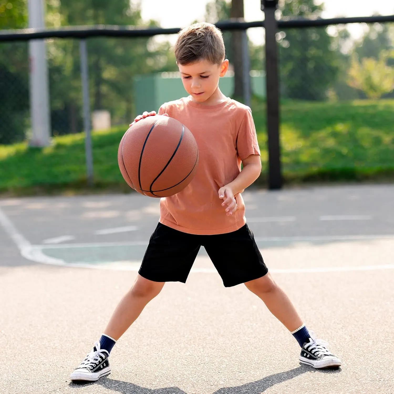Runhit Youth Boys' Compression Shorts,Boys Performance Athletic Base Layers Underwear Sports Shorts Side Pocket
