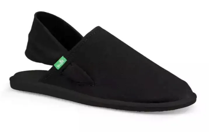 Sanuk Black Yoga Sling Cruz Womens Sidewalk Surfers 1097575