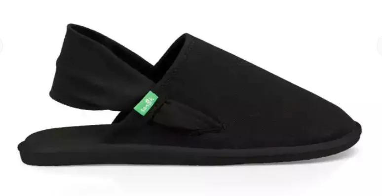 Sanuk Black Yoga Sling Cruz Womens Sidewalk Surfers 1097575