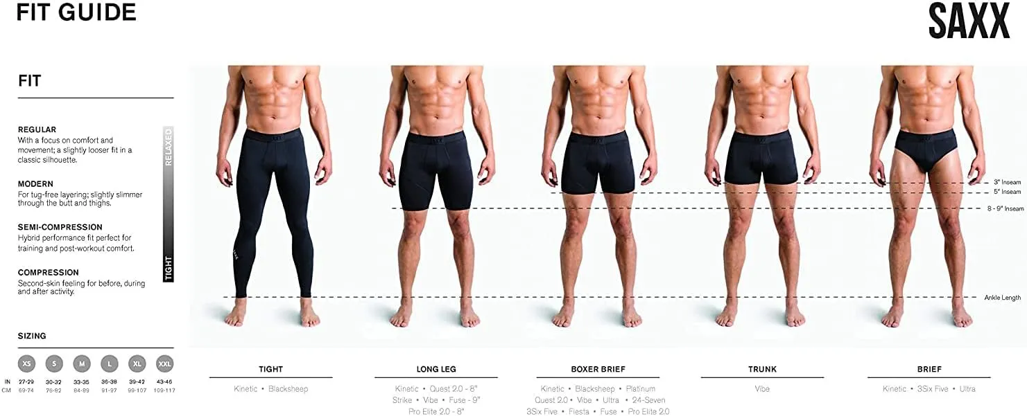SAXX Underwear Co. Men's Underwear with Pouch Roast Master Mid-Weight Boxer Brief Fly