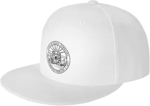 Seal of Omaha, Nebraska Snapback Hat Adjustable Flat Bill Brim Baseball Cap for Men Women Hats