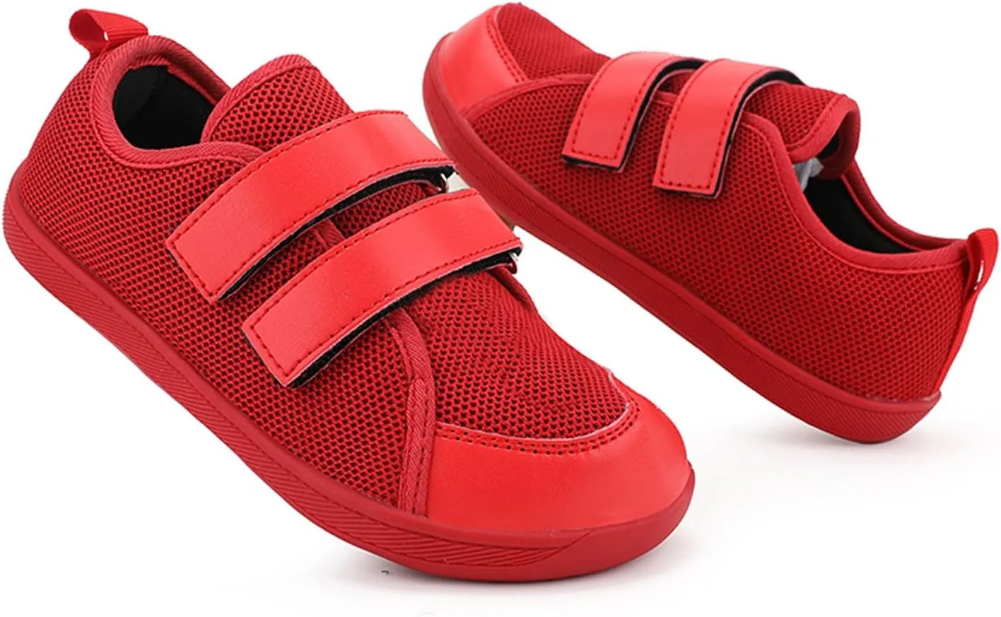 SECHRITE Kids Wide Barefoot Shoes Wide Toe Box Girls Boys Minimalist Sneakers | Zero Drop Sole | Splay Naturally Walking Running Shoes for Little/Big Kid