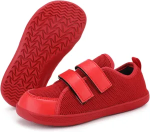 SECHRITE Kids Wide Barefoot Shoes Wide Toe Box Girls Boys Minimalist Sneakers | Zero Drop Sole | Splay Naturally Walking Running Shoes for Little/Big Kid