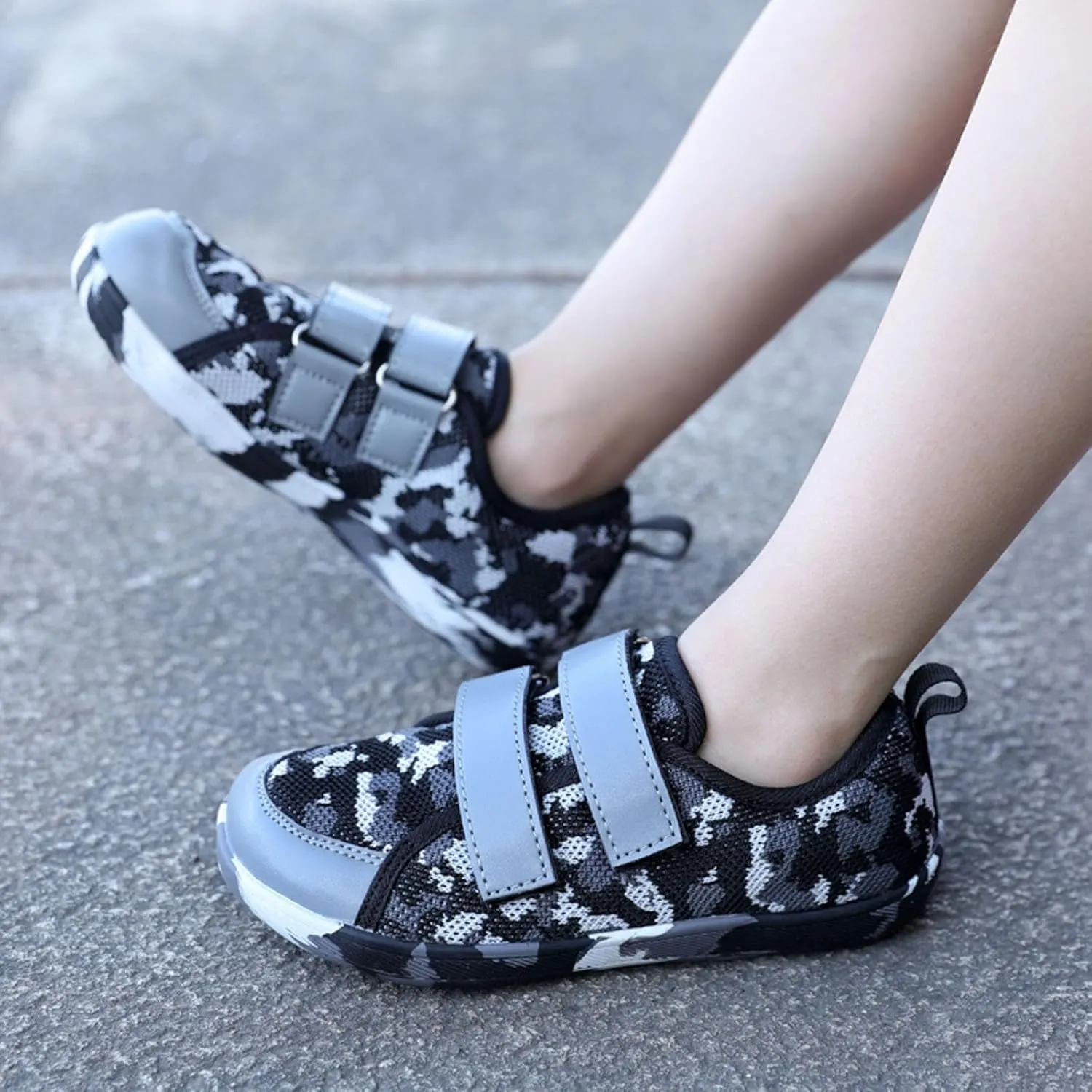 SECHRITE Kids Wide Barefoot Shoes Wide Toe Box Girls Boys Minimalist Sneakers | Zero Drop Sole | Splay Naturally Walking Running Shoes for Little/Big Kid