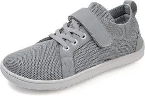 SECHRITE Toddler/Little/Big Kid Wide Barefoot Shoes for Boys Girls Minimalist Wide Toe Box Zero Drop Walking Sneakers Breathable Lightweight