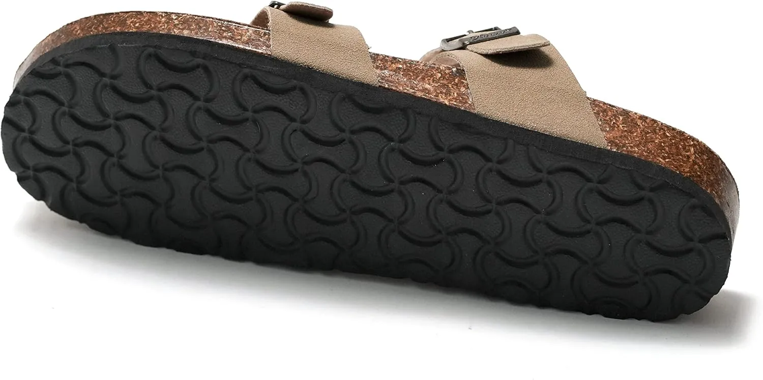 Shaire Women's Casual Comfort Cork Footbed Sandals
