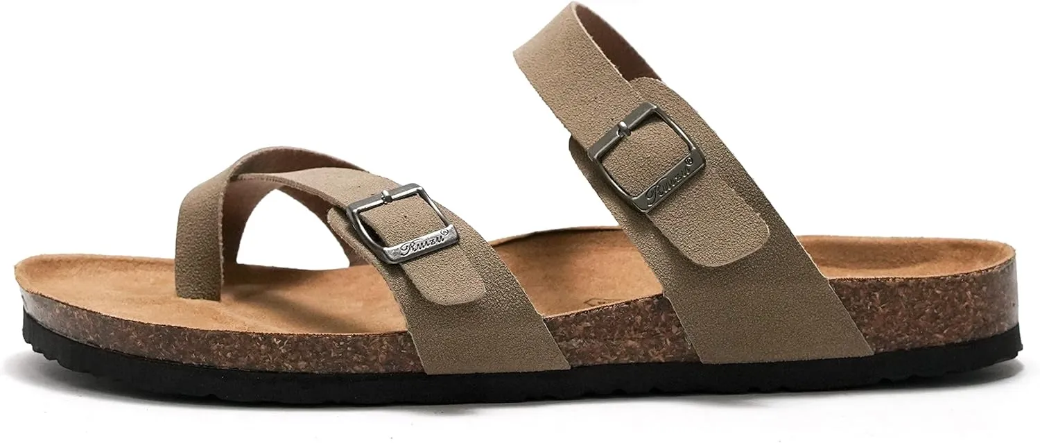 Shaire Women's Casual Comfort Cork Footbed Sandals