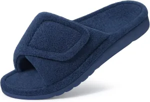 shevalues Orthopedic Slippers for Women with Arch Support Adjustable Open Toe House Shoes for Plantar Fasciitis