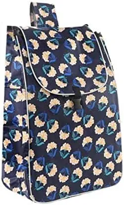 Shopping Cart Replacement Bag - 37L Folding Shopping Bag, Special Bag for Grocery Shopping, Trolley Shopping Cart, with Bottom Plate, Strong Bearing Capacity, (Size: 34X20X55CM)