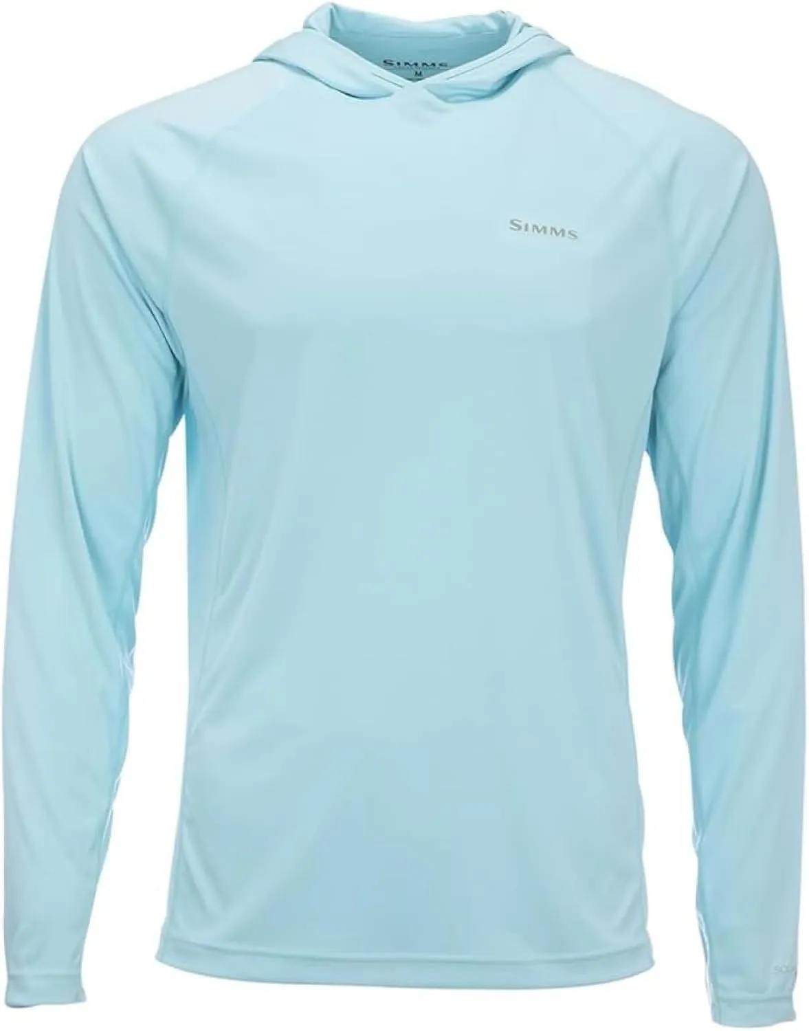 Simms SolarFlex UPF 50  Shirt - Premium Sun Protection Hoodie for Men, Lightweight, Quick-Dry, Breathable Outdoor Apparel for Men (Laguna, X-Large)