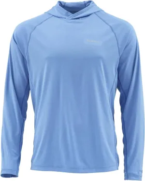 Simms SolarFlex UPF 50  Shirt - Premium Sun Protection Hoodie for Men, Lightweight, Quick-Dry, Breathable Outdoor Apparel for Men (Pacific Heather, Large)