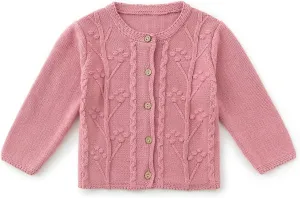 Simplee kids Baby Girls' Fall Winter Cardigan Sweaters Coats Outfits for Toddlers